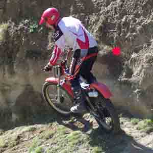 Waipara Classic Trials Ken McDonald. Honda TLR 250